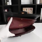 Chanel Classic Flap Black Gold Hardware 25Cm - Image 10