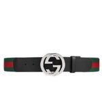 Gucci Interlocking Men Belt Black 411924 H917N 1060