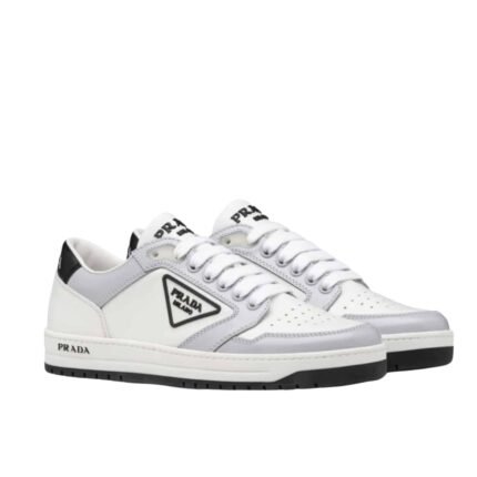 Prada District Leather Sneakers White Grey 1E790M 3Lj6 F0A4C F 030