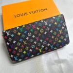Louis Vuitton X Takashi Murakami Zippy Wallet Black Multicolored 19Cm - Image 2