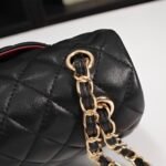 Chanel Classic Flap Black Gold Hardware 25Cm - Image 7