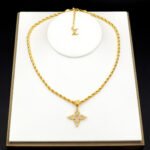 Louis Vuitton Lv Rope Pendant Necklace Gold M01751 - Image 2