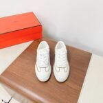 Hermes Match Sneaker Blanc And Naturel H261000Z 91360 - Image 7