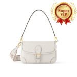 [Super Vip 1:1] Louis Vuitton Diane Bag White 24Cm M46388