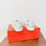 Hermes Match Sneaker Blanc And Naturel H261000Z 91360 - Image 5