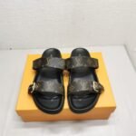 Louis Vuitton Bom Dia Flat Comfort Mules Brown 1AAW8H - Image 4