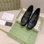Gucci Women’S Leather Horsebits Loafers Black 414998 Dlc00 1000 - Image 3