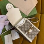 Gucci Horsebit 1955 Mini Bag Beige Ebony White 17Cm 625615 92Tcg 9761 - Image 3