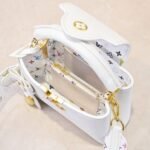 Louis Vuitton x Takashi Murakami Capucines BB White 21Cm M13253 - Image 7