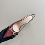 Gucci Women’s Horsebit Pump Gg Leather Rosso Ancora Red ‎792065 Aaegj 6207 - Image 8