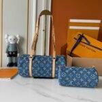 Louis Vuitton Papillon Monogram Denim Blue 29Cm M46830 - Image 7