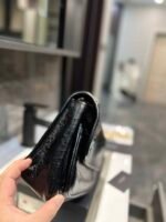 Saint Laurent Niki Medium In Vintage Leather Black With Silver Hardware 28Cm - Image 7