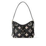 Louis Vuitton Carryall PM Bicolor Monogram Empreinte Black Beige 29Cm