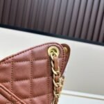 Chanel 25 Small Handbag Grained And Gold Tone Metal Brown 26Cm As5293 B20304 U1192 - Image 7