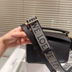 Loewe Small Puzzle Bag Satin Black 24cm A510S21XA9 1100 - Image 4