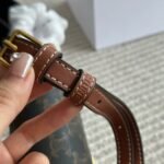 Celine Besace Clea In Triomphe Canvas And Calfskin Tan 19Cm 110962Bz4 04Lu - Image 6