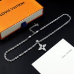 Louis Vuitton Lv Rope Pendant Necklace Silver - Image 6