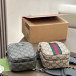 Gucci Gg Ophidia Small Shoulder Bag Grey 18Cm - Image 6