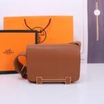 Hermes Geta Bag Gold Hardware Brown 20Cm H083052Ckai - Image 2