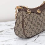 Gucci Ophidia Small Shoulder Bag Beige And Dark Brown 25Cm 735132 FABLE 9442 - Image 7
