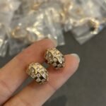 Louis Vuitton Le Damier De Earings Yellow Gold Q16521 - Image 2