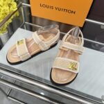 Louis Vuitton Lv Sunset Comfort Sandal Beige And White 1Ahkj3 - Image 5