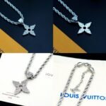 Louis Vuitton Lv Rope Pendant Necklace Silver - Image 8