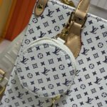 Louis Vuitton Onthego PM Bag Azure Blue And Sand 25Cm M15138 - Image 4