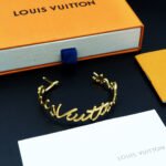 Louis Vuitton Lv Script Bracelet Gold M1812S - Image 6