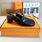 Hermes Infinie 50 Pump Black - Image 2