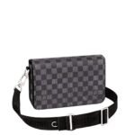 Louis Vuitton Studio Messenger Damier Black And Grey 23Cm N50007