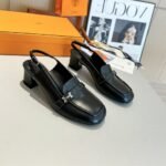 Hermes Infinie 50 Pump Black - Image 3