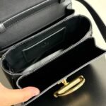 Gucci Siena Small Top Handle Bag Black Leather 19Cm 855536 AAFKB 1000 - Image 6