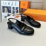 Hermes Infinie 50 Pump Black - Image 4
