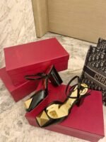 Valentino One Stud Pump In Patent Leather 90Mm Black Xw2S0Dt4Laf0No - Image 3