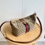 Gucci Vanity Medium Top Handle Bag Beige And Brown GG Canvas 27Cm ‎857799 FAFUF 9870 - Image 5