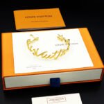 Louis Vuitton Lv Script Bracelet Gold M1812S - Image 3