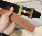 Hermes H Buckle Black Gold - Image 4