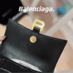 Balenciaga Croc Hourglass Bag Black 23cm - Image 4