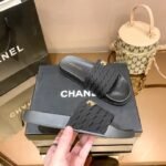 Chanel Braided Slides Black - Image 8