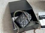 Chanel Clutch Bag With Chain In Black 15Cm - Image 2