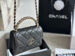 Chanel Clutch Bag With Chain In Black 15Cm - Image 3