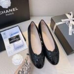 Chanel Flat Sandals Black G02819 Y01552 94305 - Image 2