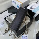 Chanel Clutch With Chain Black 15cm - Image 7