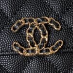 Chanel Clutch With Chain Black 15cm - Image 4
