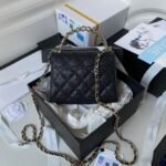 Chanel Clutch With Chain Black 15cm - Image 3