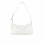Celine Cuir Triomphe Bags In Smooth Calfskin White 198153