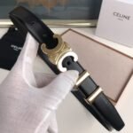 Celine Triomphe Belt Black - Image 2