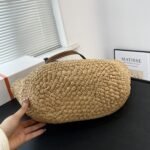Celine Triomphe Panier Raffia Tan 31cm - Image 6