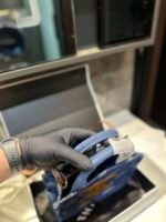 Celine Triomphe Small Cabas Thais In Denim Navy 25Cm 199162Fed 07At - Image 3